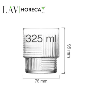 Pahar Istanbul low, 325 ml, LAV - Img 2