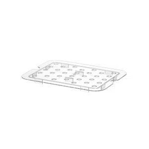Placa de scurgere pentru recipiente GN 325x265mm, Hendi