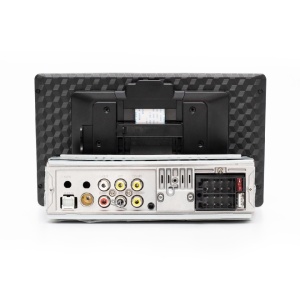 Player auto 1DIN, radio, bluetooth, USB, card SD, aux, 4 x 45W, conectare telefon,iOS CARPLAY ȘI ANDROID AUTO, mirroring,TOUCHSCREEN, telecomanda, Sal - Img 6