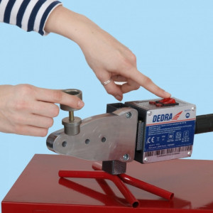 Plita lipit PPR , trusa metal , 800 W -1500 W , 6 bac-uri 20-63mm , Dedra - Img 6