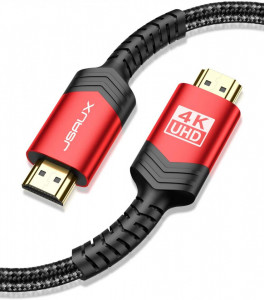 Prémium HDMI 4K kábel, 2m, alumínium törésgátló alumínium dugó, Jsaux - Img 2