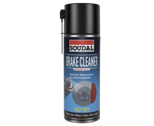Professzionális műszaki spray, 400ml, féktárcsák, féknyergek tisztítására, Soudal