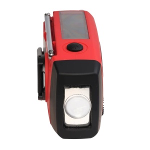 Radio Portabil de Urgență Denver SCR-2005, AM/FM, Acumulator 2000 mAh, Încărcare Solară și Dinamo cu Manivelă, Lanternă LED, Sirenă SOS, Funcție Powerbank, USB-C - Img 4