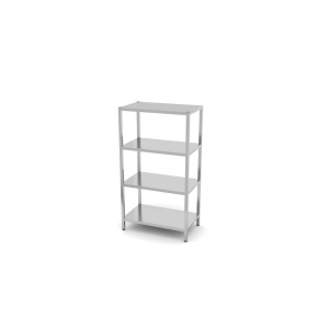 Raft 4 polite, pregatit pentru asamblare, Hendi, Kitchen Line, 1200x500x(H)1800mm