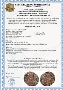 - RARA - MAGNENTIUS ( 350-353 AD ) - URZUPATOR- MONEDA ANTICA ROMANA - Img 3