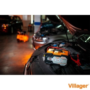 Redresor/incarcator/starter auto, acumulator auto/moto, 6-12V, curent maxim incarcare 12A, Villager VCSB 12S - Img 2