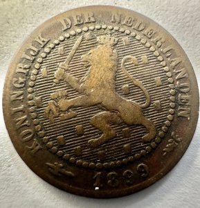 REGATUL TARILOR DE JOS - WILLEM III - 1 CENT 1899 - Img 3