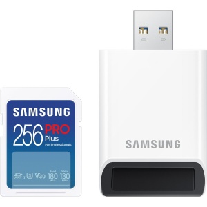 SAMSUNG PRO Plus Reader Full Size SDXC Card 256GB "MB-SD256SB/WW"