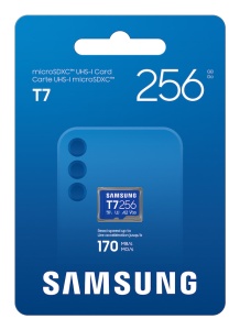 SAMSUNG T7 microSD Memory Card 256GB for Smartphones Tablets and Handheld Consoles up to 170MB/s Read "MB-MB256T/WW" - Img 4