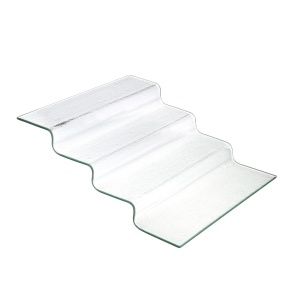 Scari tip bufet din sticla transparenta Vetro, Fine Dine 400x350x(H)125mm