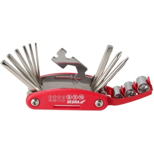 Scula multifunctionala pentru bicicleta, 15 in 1, Dedra - Img 4