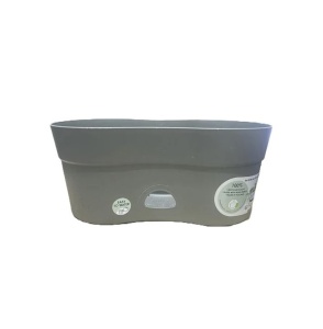 Set 10 ghivece duble pentru crestere ierburi aromatice, plante in casa sau exterior, rezistente UV, 25 x 12.5 x 11cm - Img 2