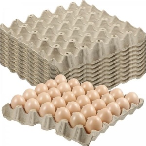 Set 100 cofraje oua, 30 compartimente, carton reciclat - Img 3