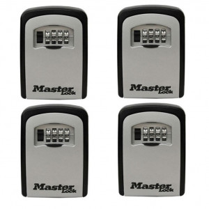 Set 4 cutii cu cifru pentru Chei Master Lock 5401EURD, cifru mecanic, 115 x 85 mm , metal - Img 1