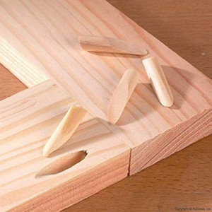 Set 50 dopuri lemn la unghi, lemn stejar, 12.7mm (1/2") - 38.1mm (1-1/2") Triton - Img 2