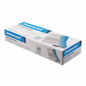 Set 9 pile universale, husa transport, Silverline - Img 3