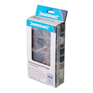 Set accesorii pentru biax 216 piese , taiat si slefuit , Silverline Rotary Tool Accessory Kit 216pce - Img 3