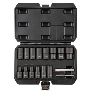 Set extractoare suruburi, 1/2 ", set de 16 bucati