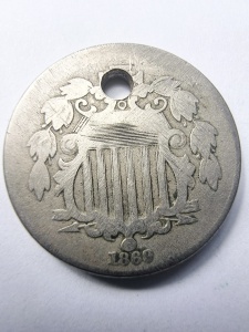 Set Monede USA - Shield - 1869 ( Gaurita )