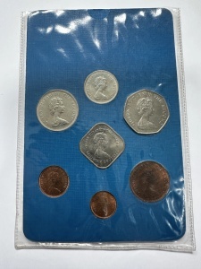 Set numismatic oficial emis în anul 1981 pentru comemorarea a 200 de ani de la Bătălia de la Jersey (1781–1981). - Img 2