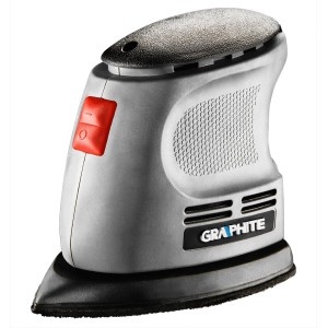 Slefuitor cu vibratii /talpa forma "DELTA" 105W, viteza 12000min-1, talpa 100 x 140x97mm, cu set 12buc hartii abrazive (60,80,120)***