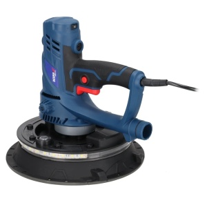 Slefuitor pereti / tavan pentru ipsos, glet, sac colector praf, 850W, disc 225mm, iluminare LED,viteza variabila, Dedra - Img 11
