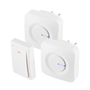 Sonerie fara fir si fara baterii, 2 SONERII, 230V, 100m