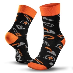 Sosete colorate NEO TOOLS, marime 43-46