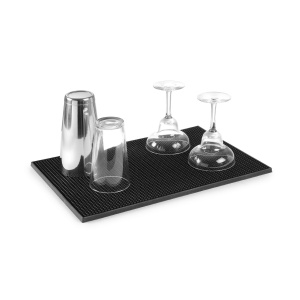 Suport anti-alunecare bar 455x305x(H)10 mm, cauciuc Hendi - Img 2