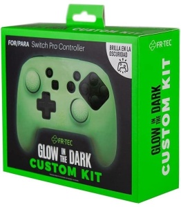 Szilikon védőburkolat, kompatibilis a Nintendo Switch Pro kontrollerrel, világít a sötétben, FR-Tec - Img 4