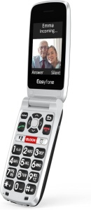 Telefon mobil cu clapeta de buget pentru seniori, cifre mari, camera, sunet puternic, USB-C, 2 x ecran LCD COLOR, Easyfone Prime A1 PRO 4G, NEGRU - Img 6