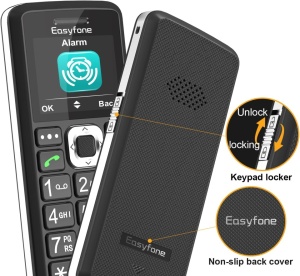 Telefon mobil de buget pentru seniori, cifre mari, sunet puternic, USB-C, ecran LCD COLOR, Easyfone Chaperon T200 4G - Img 2
