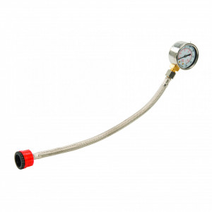 Tester presiune apa profesional cu adaptare robinet 3/4 si reductie, manometru 0-11bar/psi , Dickie Dyer - Img 1