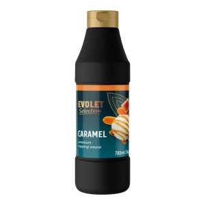 Toping premium pentru inghetata, frappe, deserturi, 780ml, 1Kg, Caramel