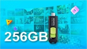 USB 256GB ADATA ACHO-UC300-256G-RBK, "ACHO-UC300-256G-BK"