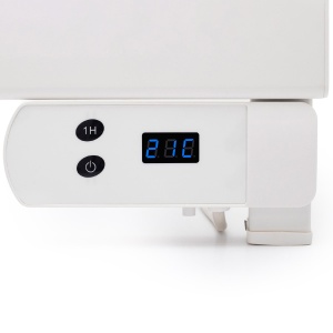 Uscător electric de prosoape montat pe perete, alb, 150 W - Img 4