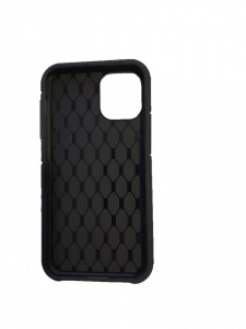 Védőborítás szilikon-pvc ütésgátló kompatibilis Iphone 12 mini 5.4", Navi, kék, BEZ, BEZ, BEZ - Img 2
