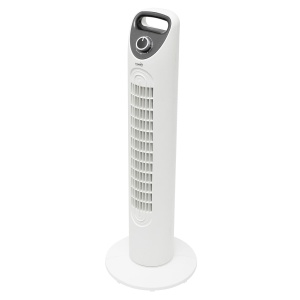 Ventilator tip stalp, alb, 79 cm, 45 W