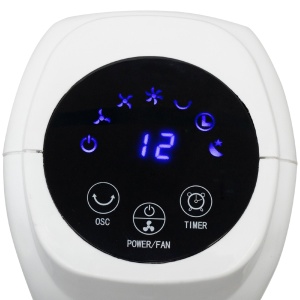 Ventilator tip stalp cu telecomanda, alb, 78 cm, 45 W - Img 3