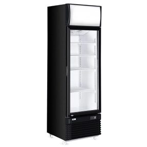 Vitrina frigorifica de prezentare interval temp. 2/10˚C, 240 W, corp inox, ARKTIC by Hendi, 578x605x(H)1980mm 254 Litri