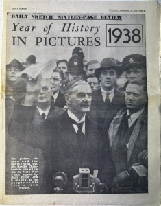 Ziar Istoric - “Daily Sketch – Year of History in Pictures 1938” - Publicat pe 31 decembrie 1938, Londra.