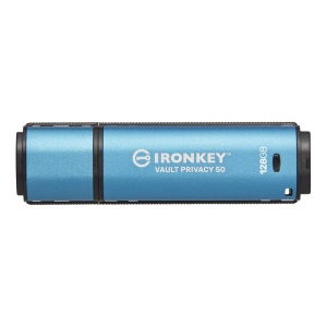 128GB IronKey Vault Privacy 50 AES-256 Encrypted, FIPS 197, "IKVP50/128GB"