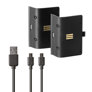 2 db akkumulátor készlet Gamepad / Controller kompatibilis Xbox One, ONE S, ELITE, ONE X, FEKETE, Snakebyte gamepadhoz / vezérlőhöz - Img 3