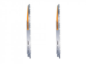 2 db fa ék készlet, zöld ágak, szablyafűrész, 240mm, Dedra - Img 1