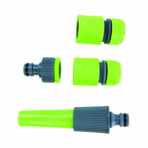 5 darabos kerti tömlő készlet, PVC, 1/2", Silverline - Img 4