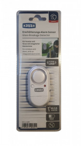 Alarma usa/geam, detectare spargere geam, bruscare, 110 dB, Xavax - Img 2