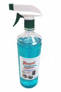 Alkohol alapú fertőtlenítő oldat, minimum 70%-os, professzionális, több felületre, spray, 1 liter, Royal Hygiene - Img 2