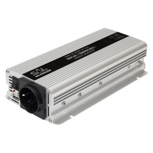 Áramváltó 12v 220v-ra, 1000/2000W, usb, autó vagy otthon, SAL