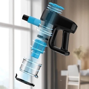 Aspirator vertical 3 in 1 fara fir, acumulator, putere aspiratie 17kPA, autonomie 40min, 150W, Yisora N3 - Img 2