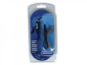 Audio fejhallgató adapter kábel, 2.5 jack 2.5 jack-ről 3.5 jack 3.5 jack-re, 0.2m, Bandridge